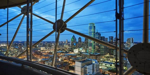 Dallas Views from the Reunion Tower